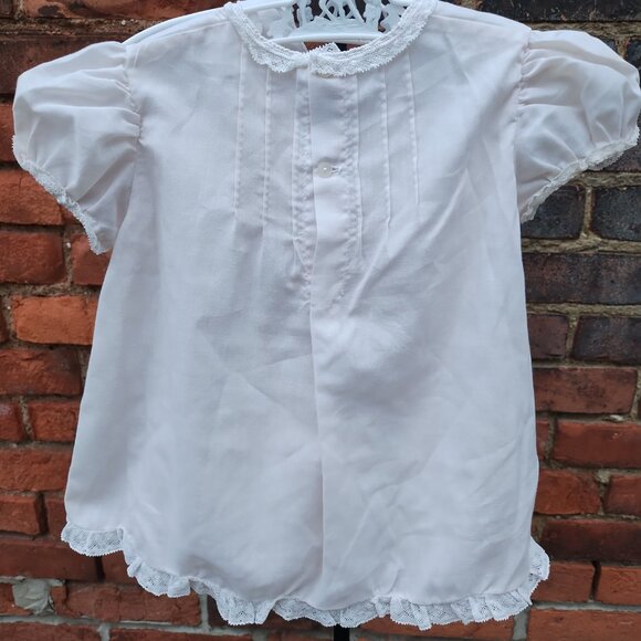 Vintage Feltman Brothers Pale Pink Embroidered Dress & Slip Size 9 months - Picture 8 of 8